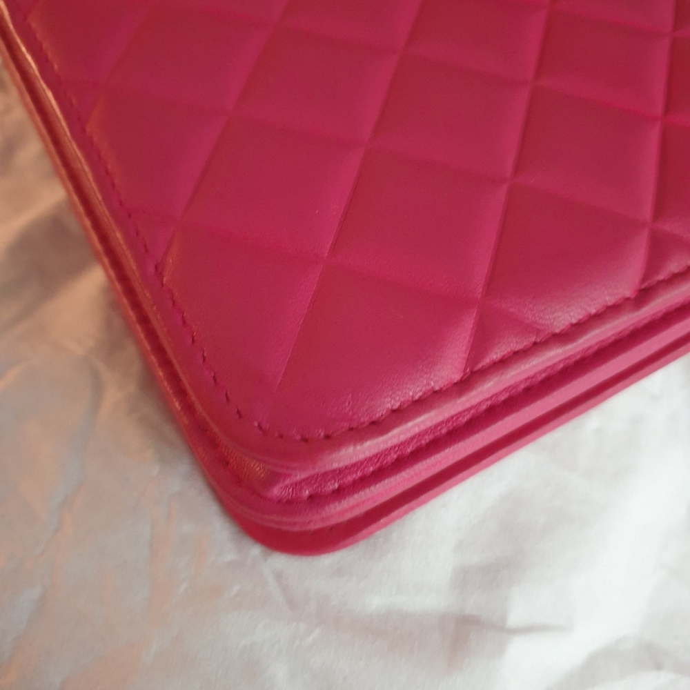 Chanel Woc Diamond CC Fuchsia - Picture 14 of 14